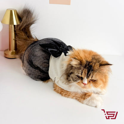 فستان قطط فيونكة