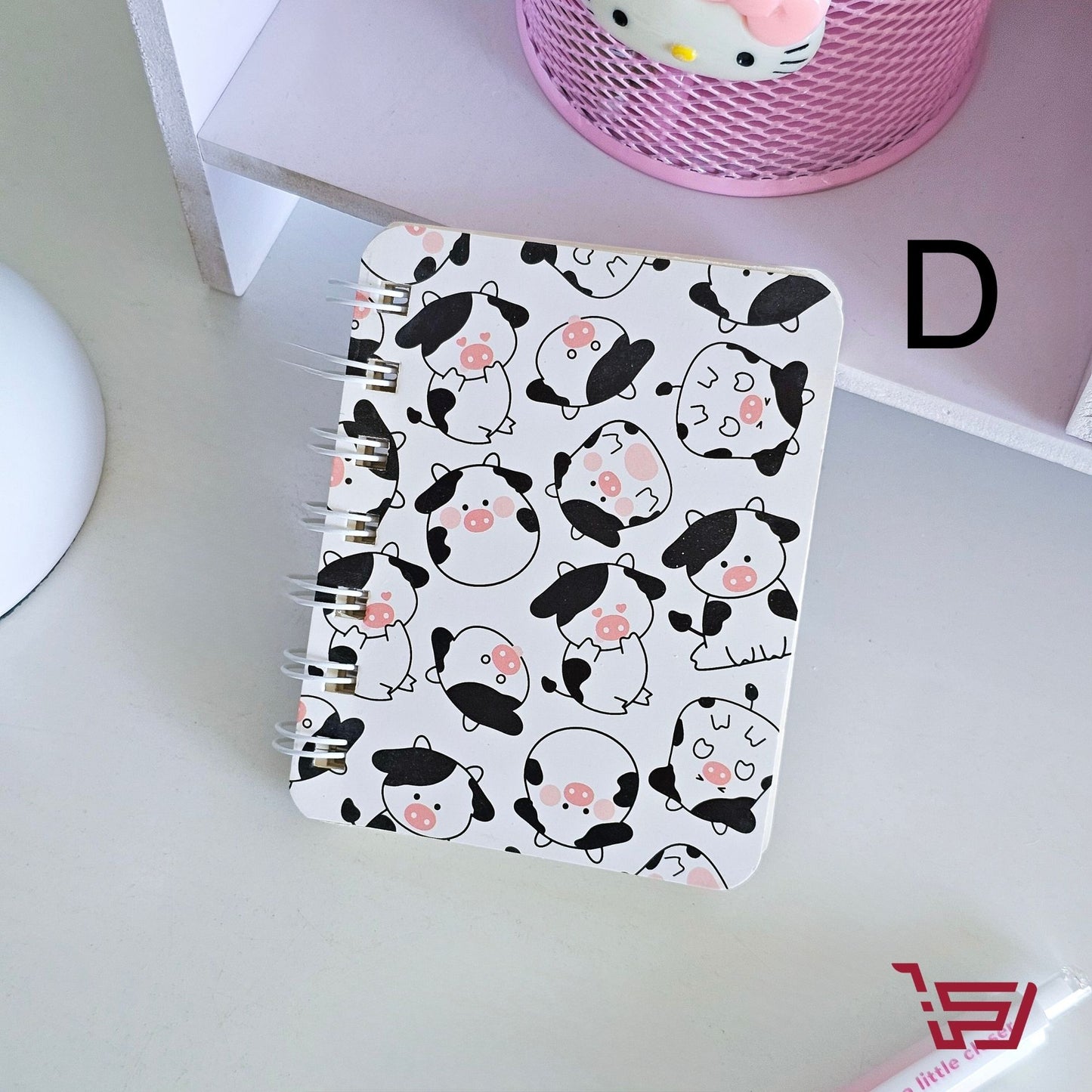 دفتر ملاحظات صغير بقرة