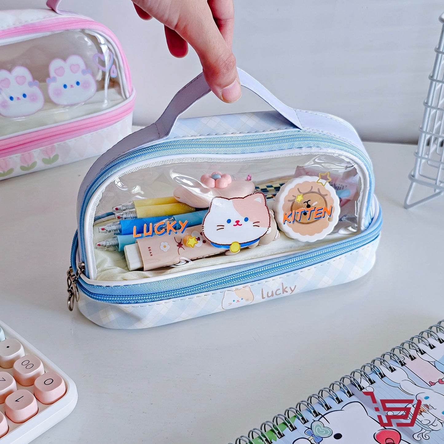 محفظة اقلام الدببة