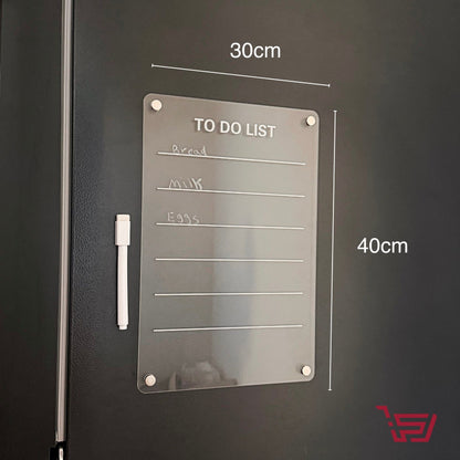 بورد مهام اكريلك مغناطيسي