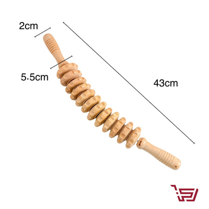عصا تدليلك الجسم الخشبية