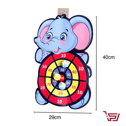 لعبة رمي الكرات اللاصقة