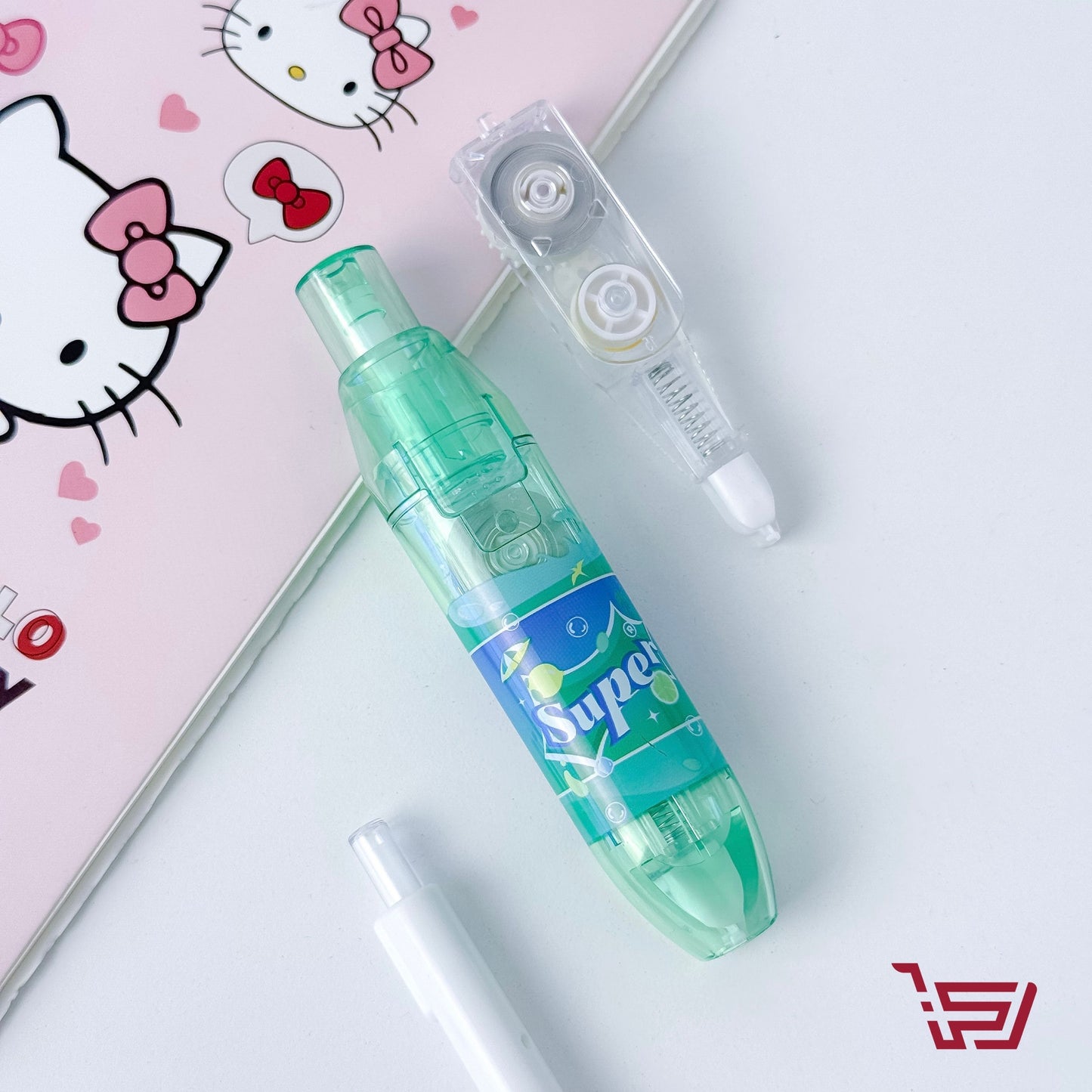 قلم تصحيح بشكل علبة مشروبات