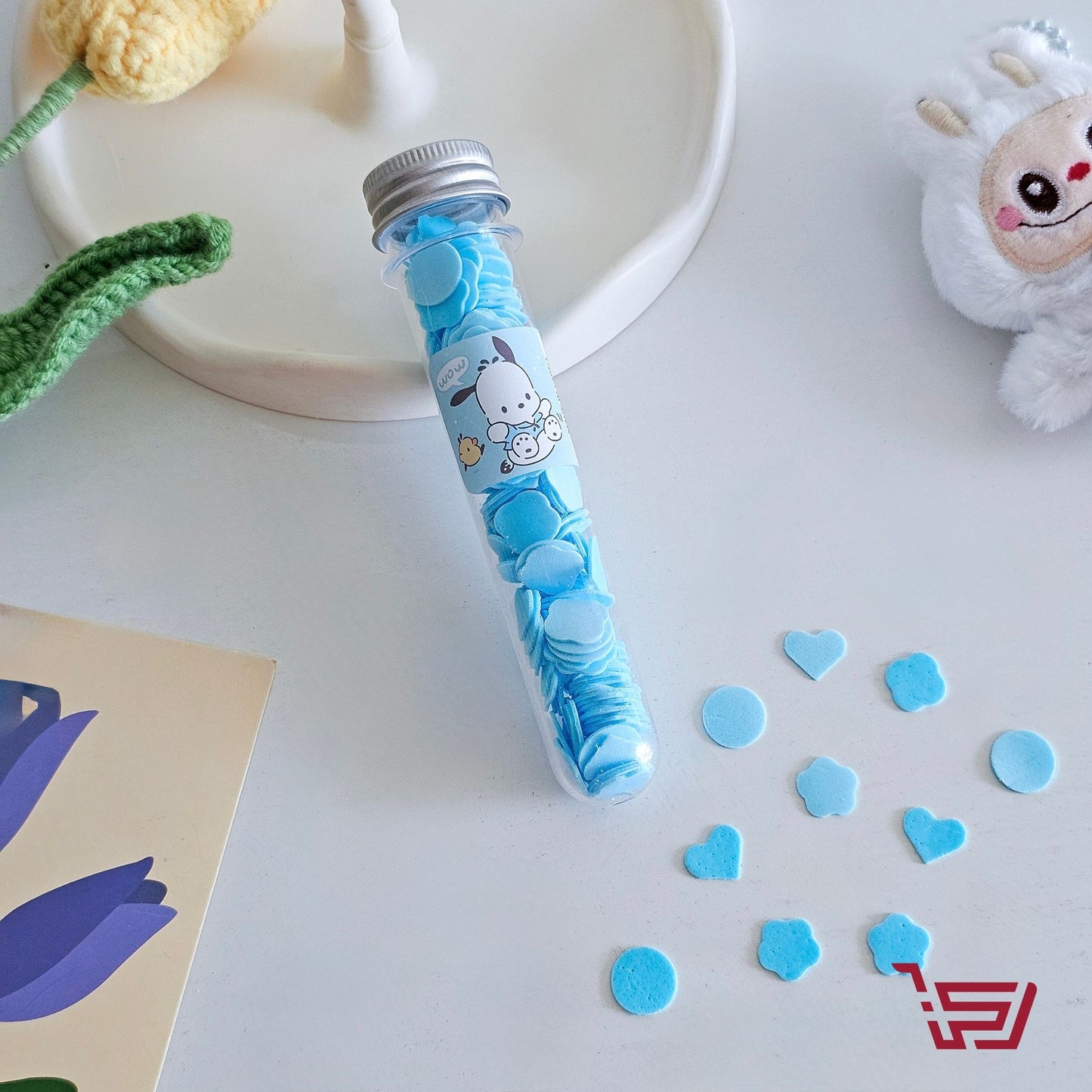 قطع صابون ورقية صغيرة شخصيات سانريو