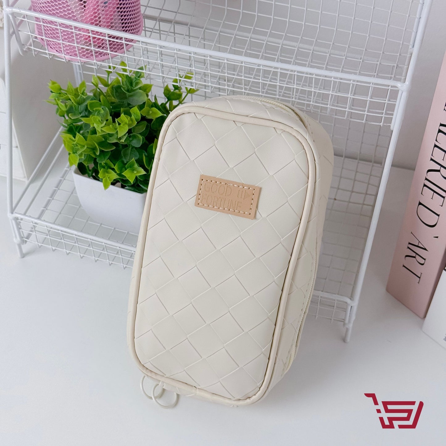 محفظة اقلام جلد