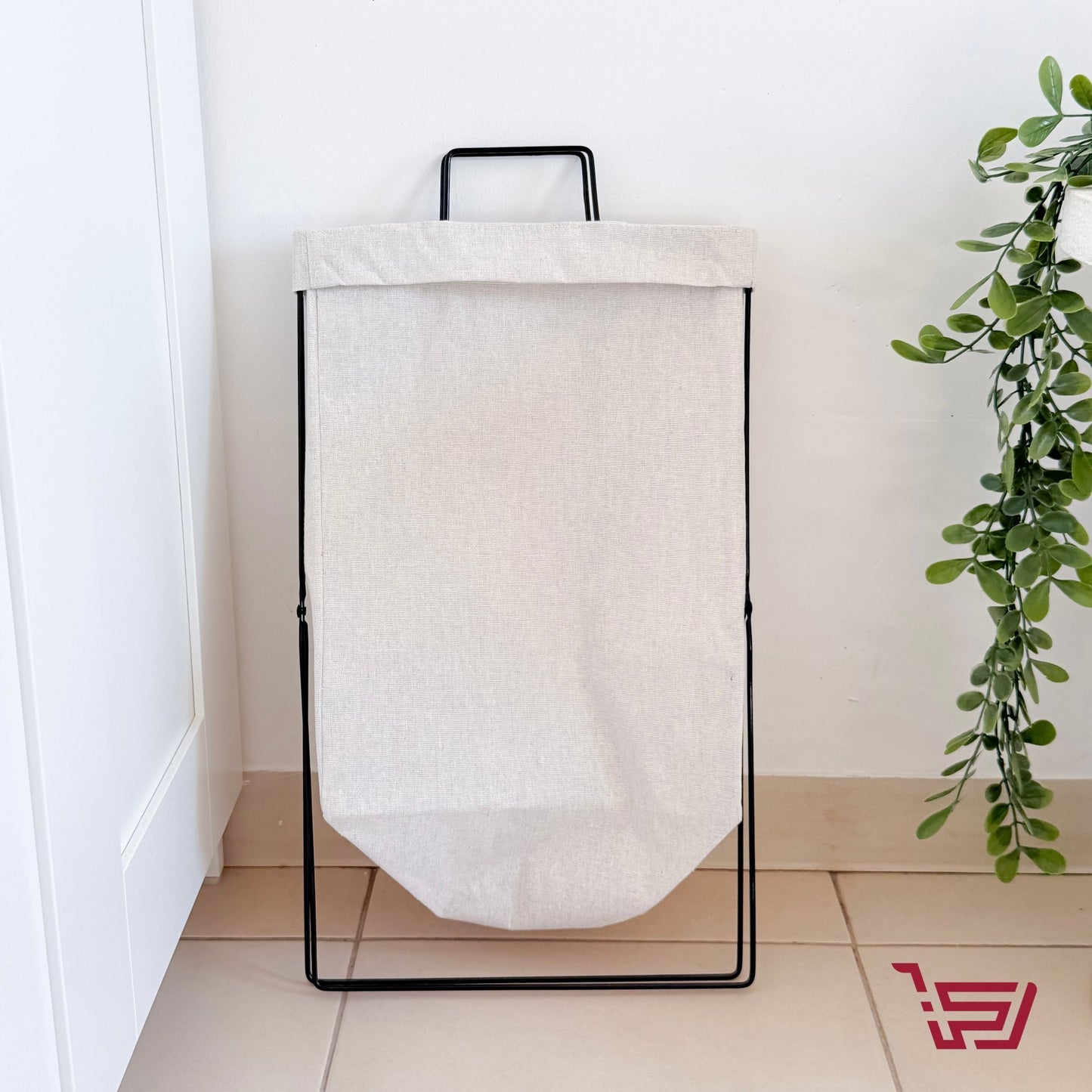 سلة ملابس قماش قابلة للطي