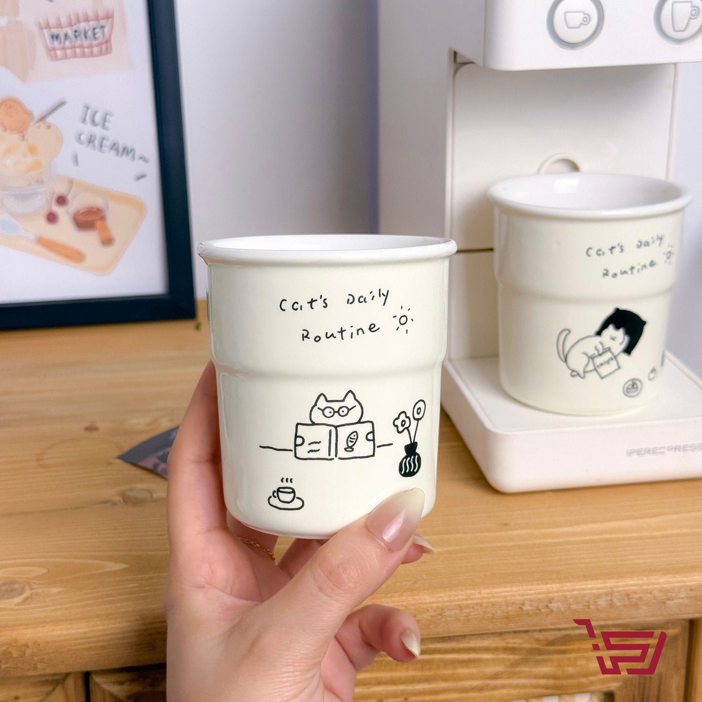 كوب سيراميك القطة