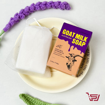 صابون استحمام فرنسي حليب الماعز