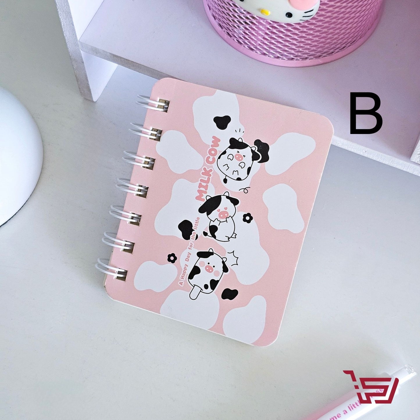 دفتر ملاحظات صغير بقرة