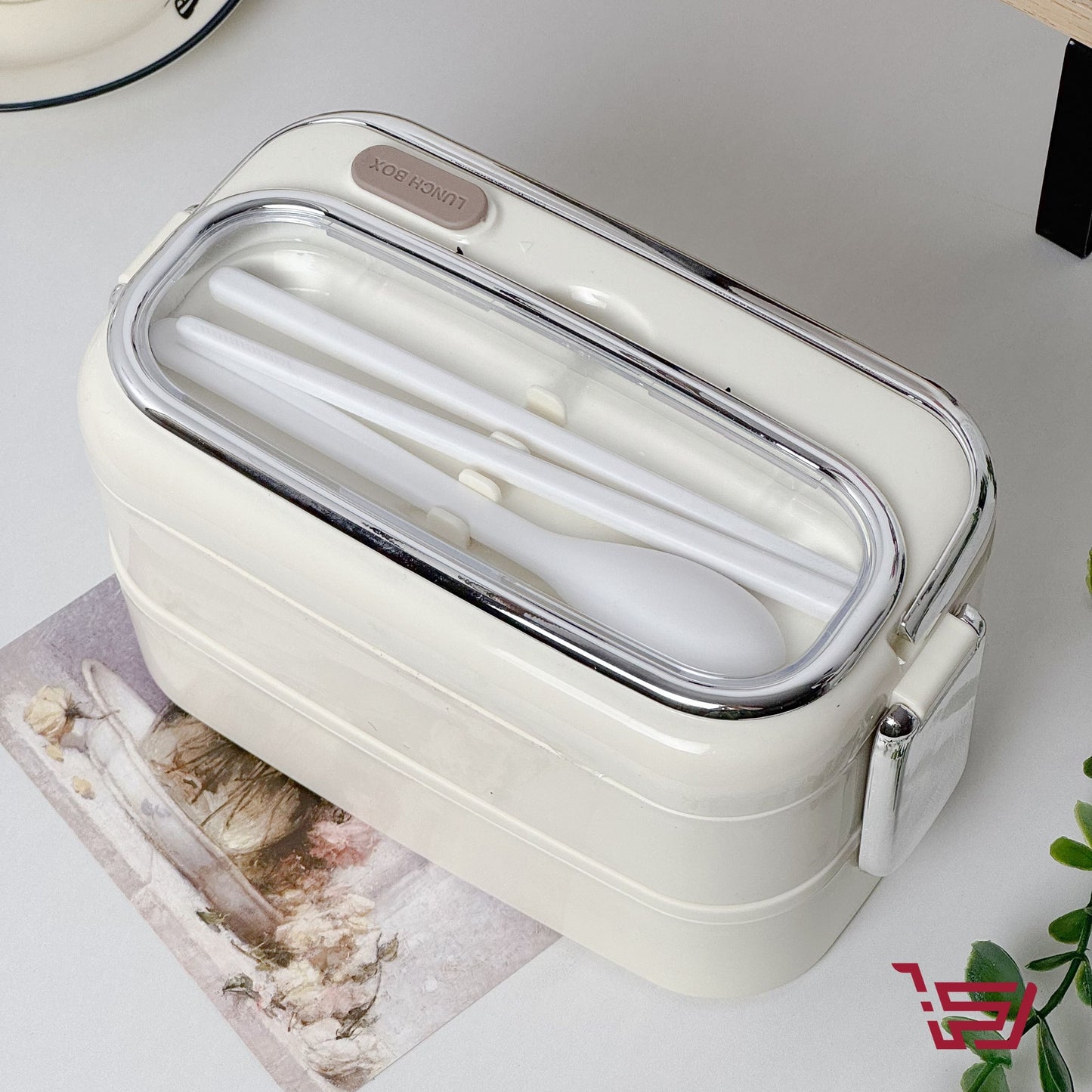 lunch box حافظة طعام بلاستك