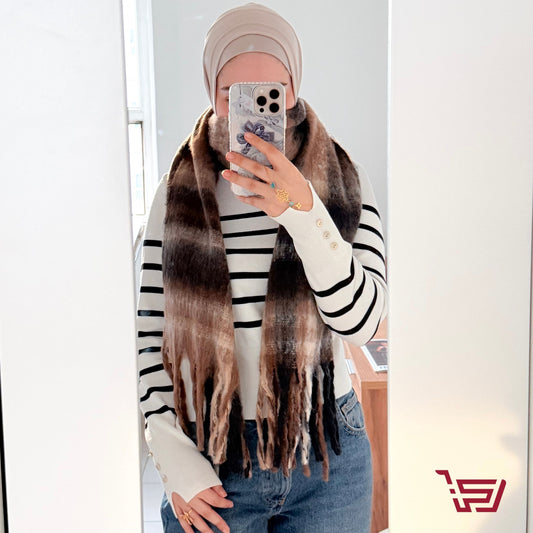 وشاح كاروهات كبير