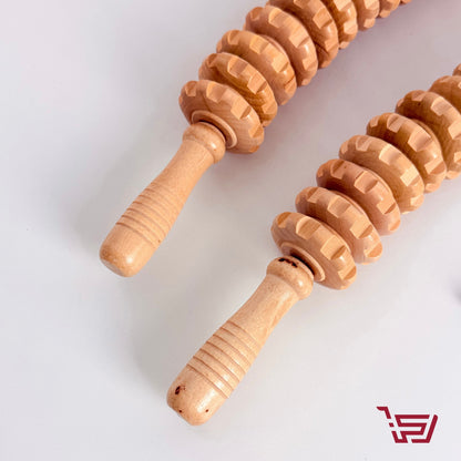 عصا تدليلك الجسم الخشبية