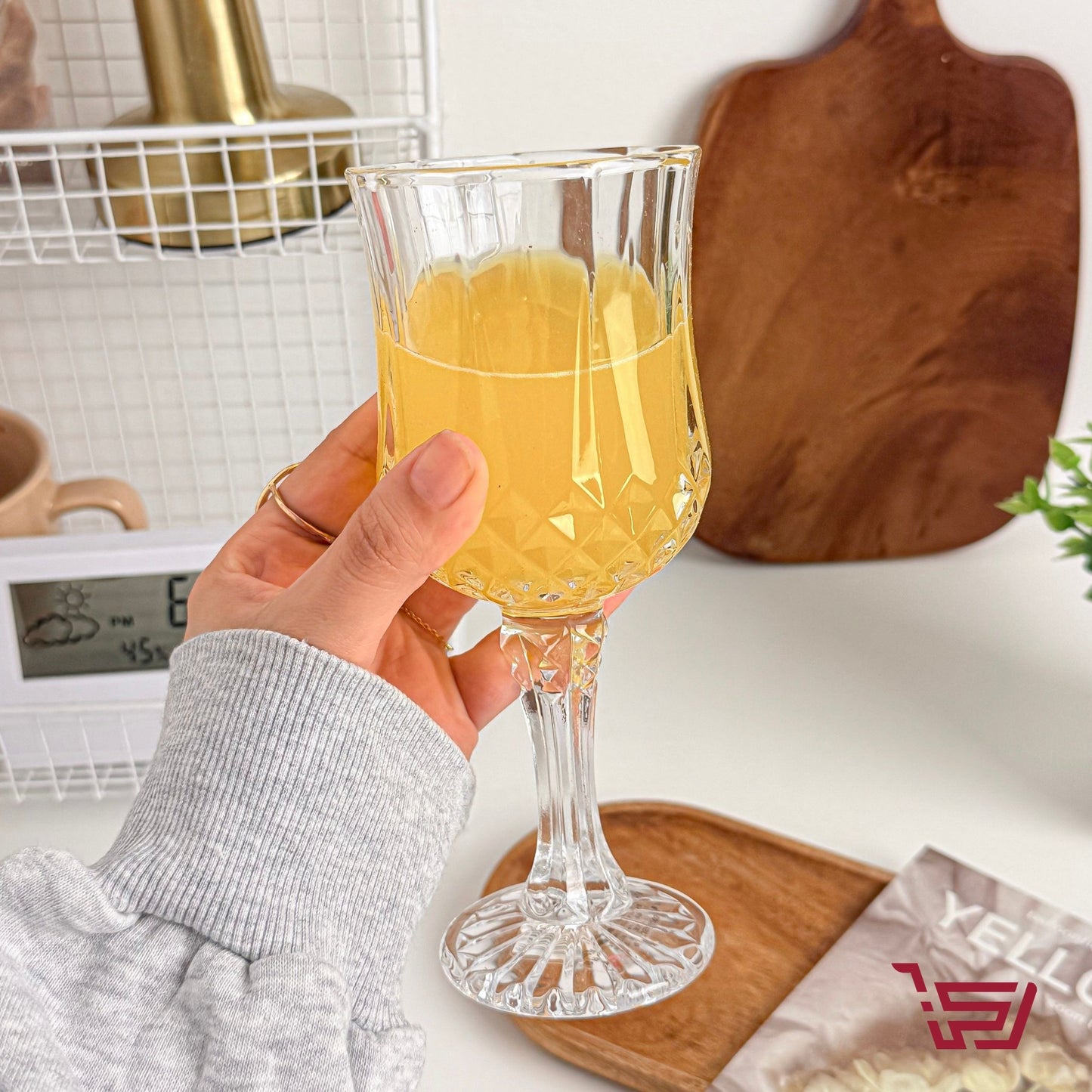 كأس زجاج كريستال