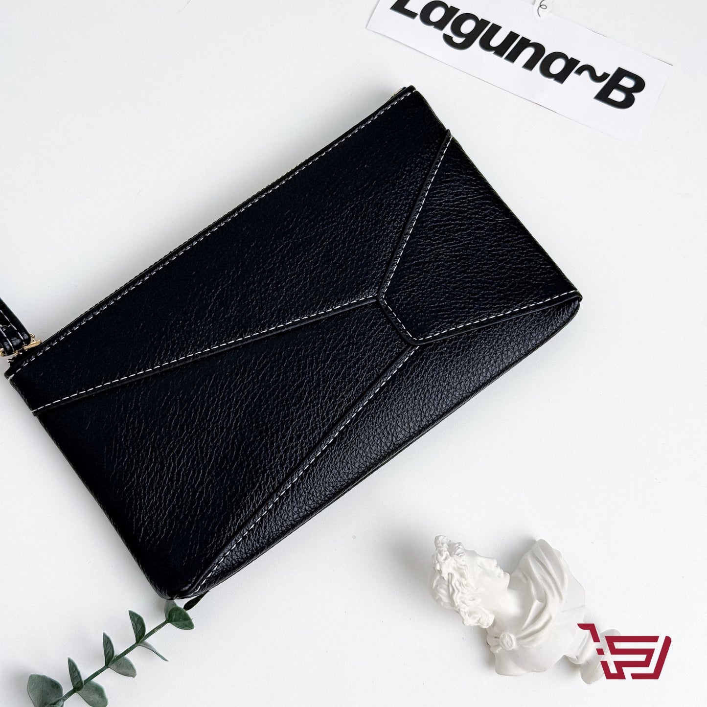 حقيبة ومحفظة نقود جلد