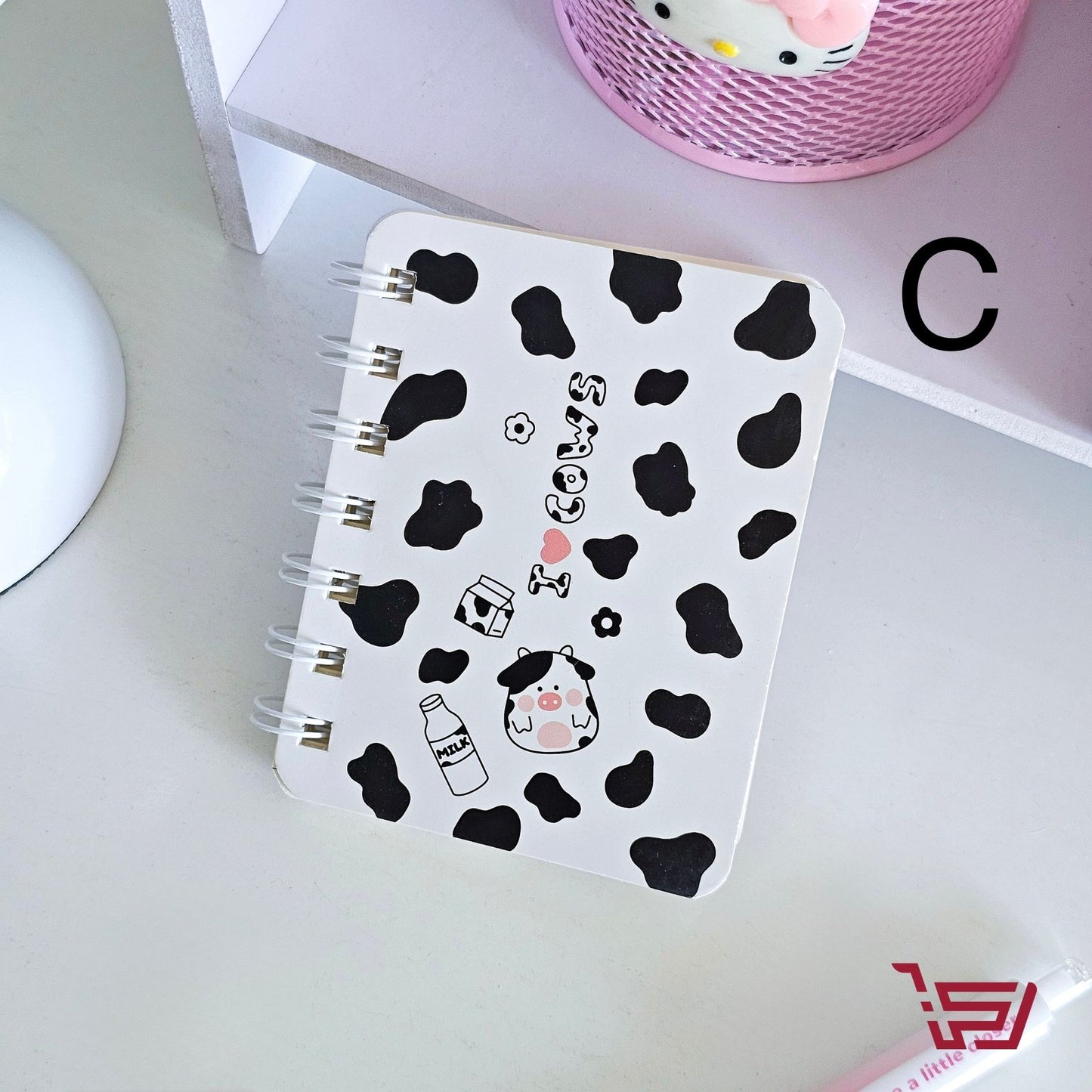 دفتر ملاحظات صغير بقرة