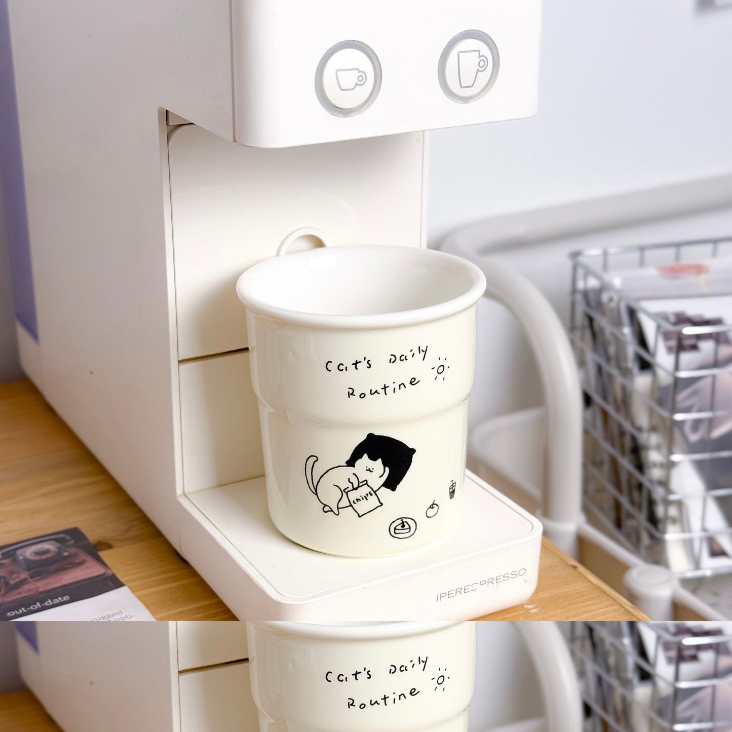 كوب سيراميك القطة