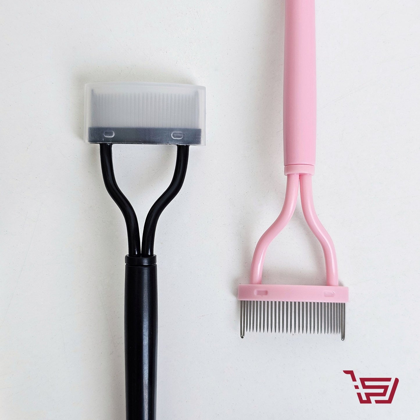 اداة فصل الرموش بأسنان معدنية