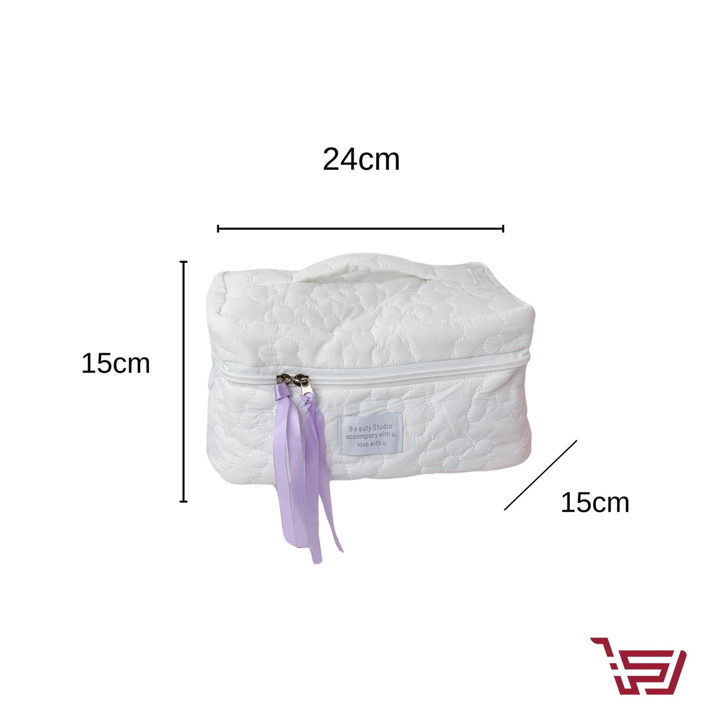 حقيبة مكياج بسعة كبيرة