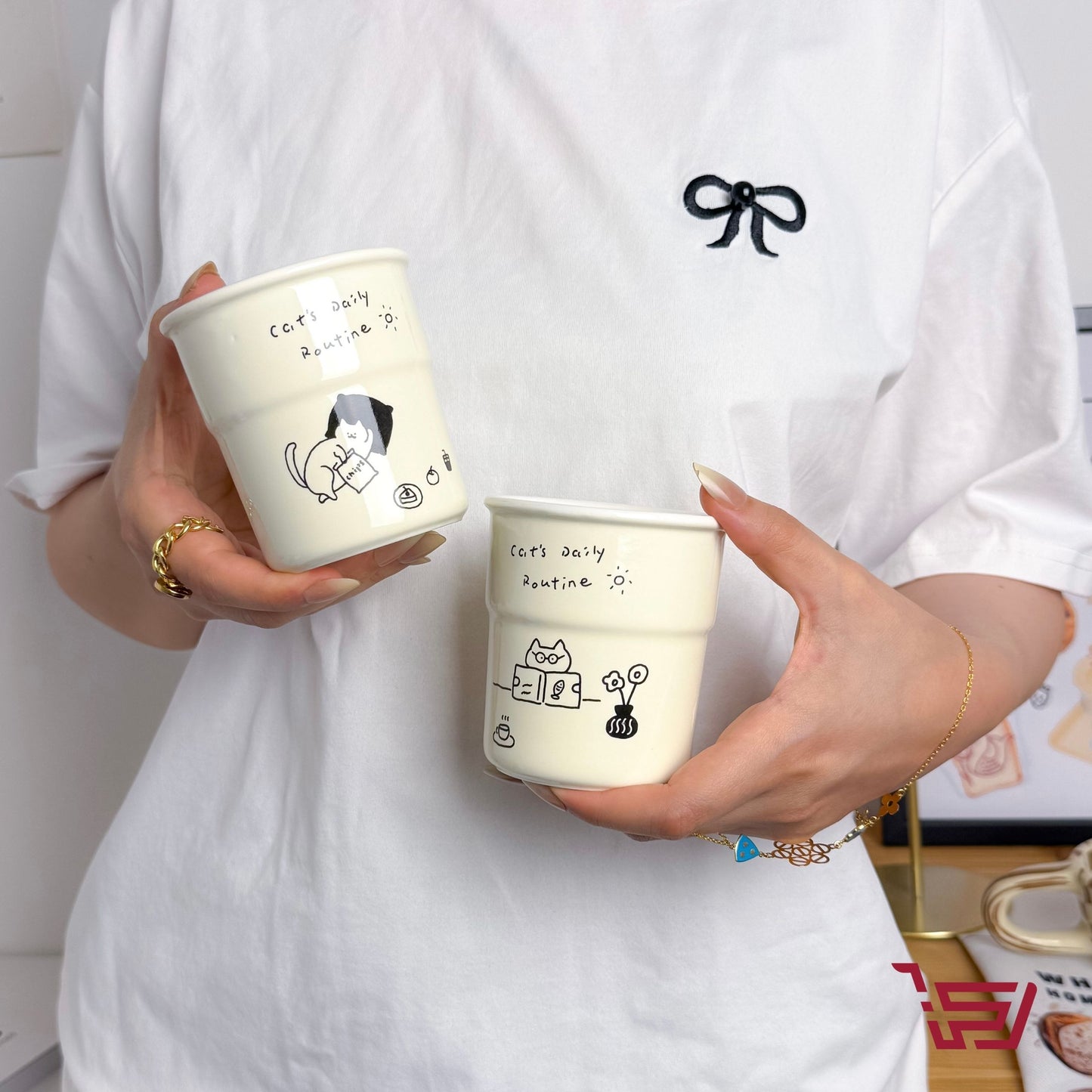 كوب سيراميك القطة