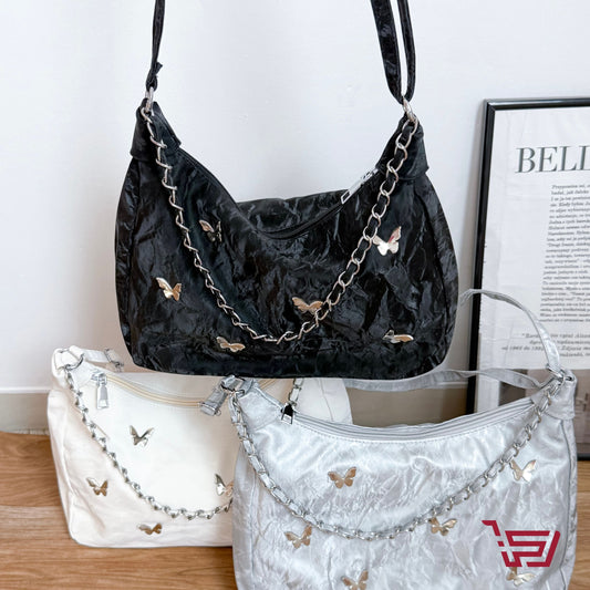 حقيبة كتف صغيرة فراشات