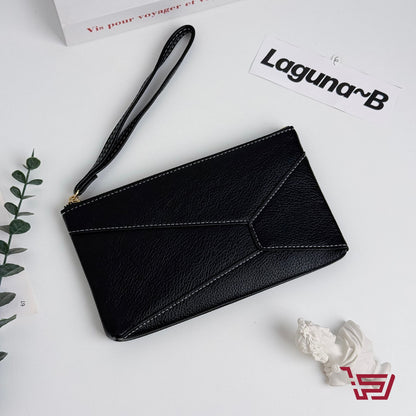 حقيبة ومحفظة نقود جلد