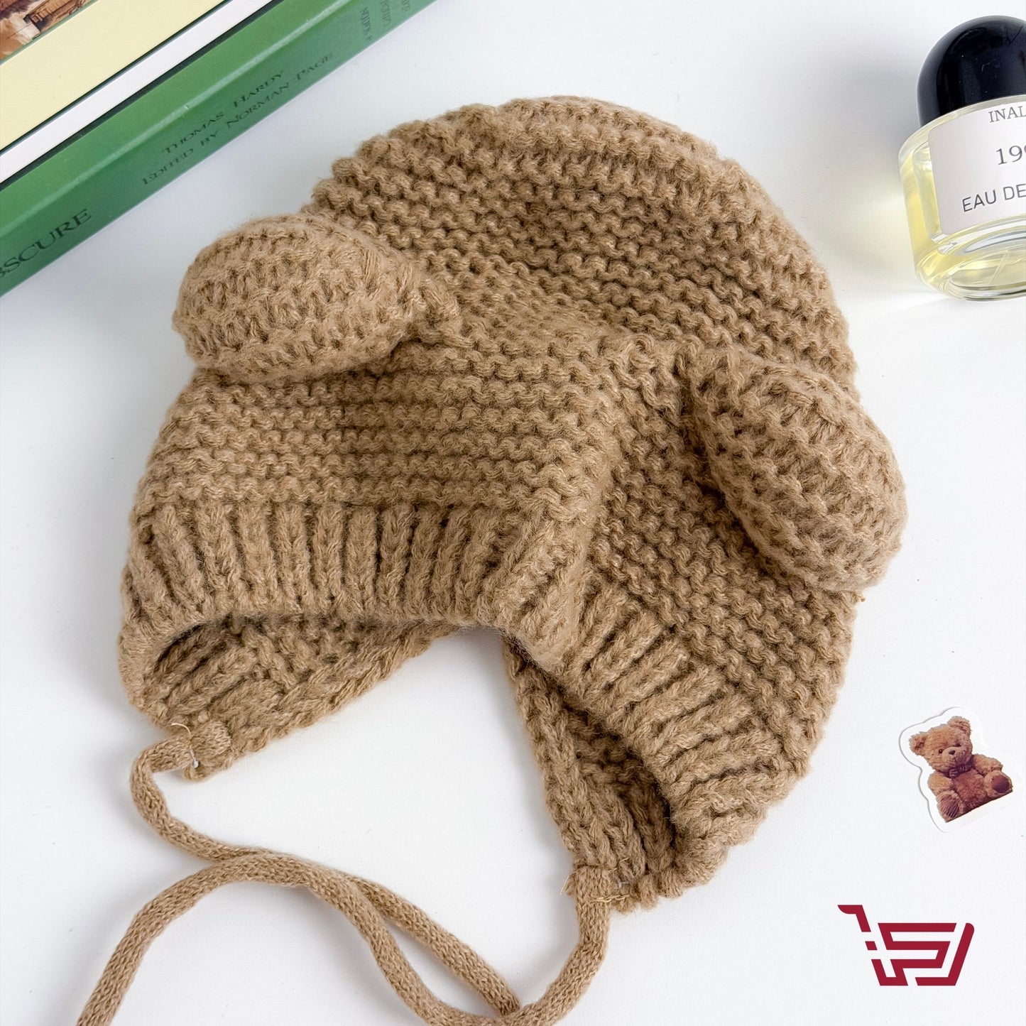 قبعة اطفال الدب