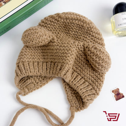 قبعة اطفال الدب