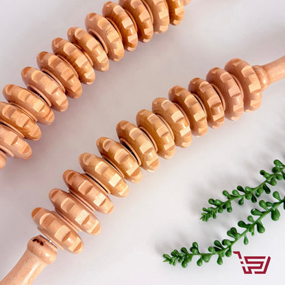 عصا تدليلك الجسم الخشبية