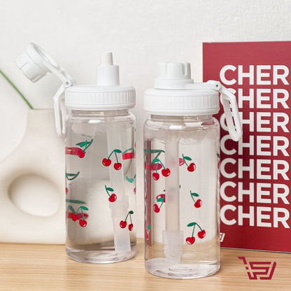 مطارة كرز بلاستك مع قصبة