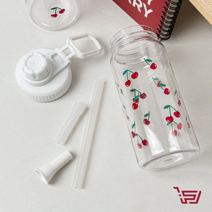 مطارة كرز بلاستك مع قصبة