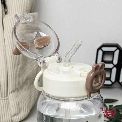 مطارة دب بلاستك مع قصبة