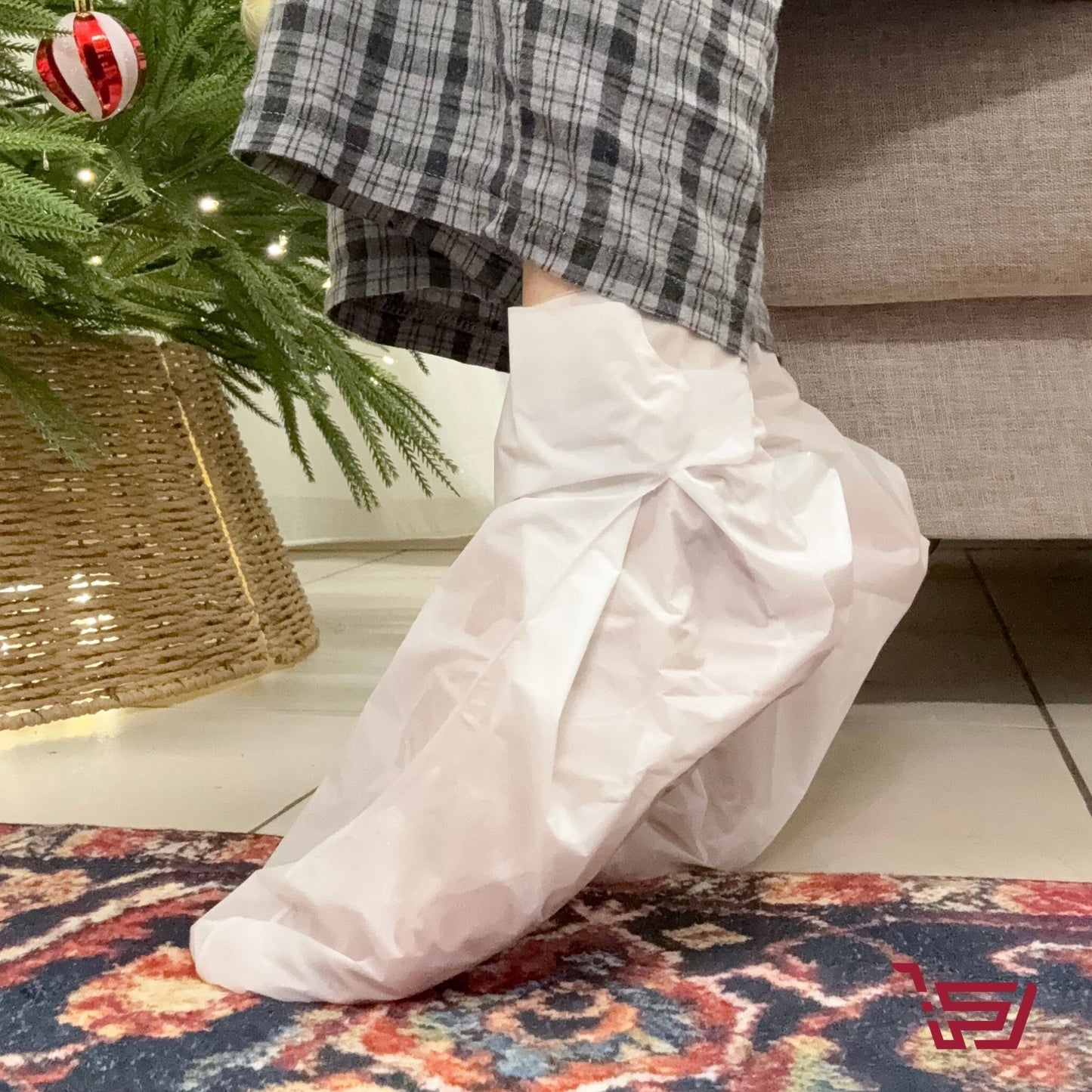 ماسك قدم كريسمس