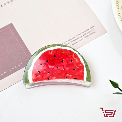 قراصات شعر بأشكال الفاكهة المختلفة