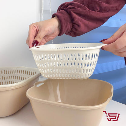 سيت سلال تصفية بلاستك