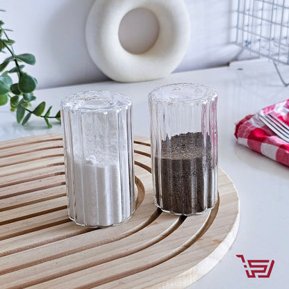 سيت مملحة زجاجية شفافة