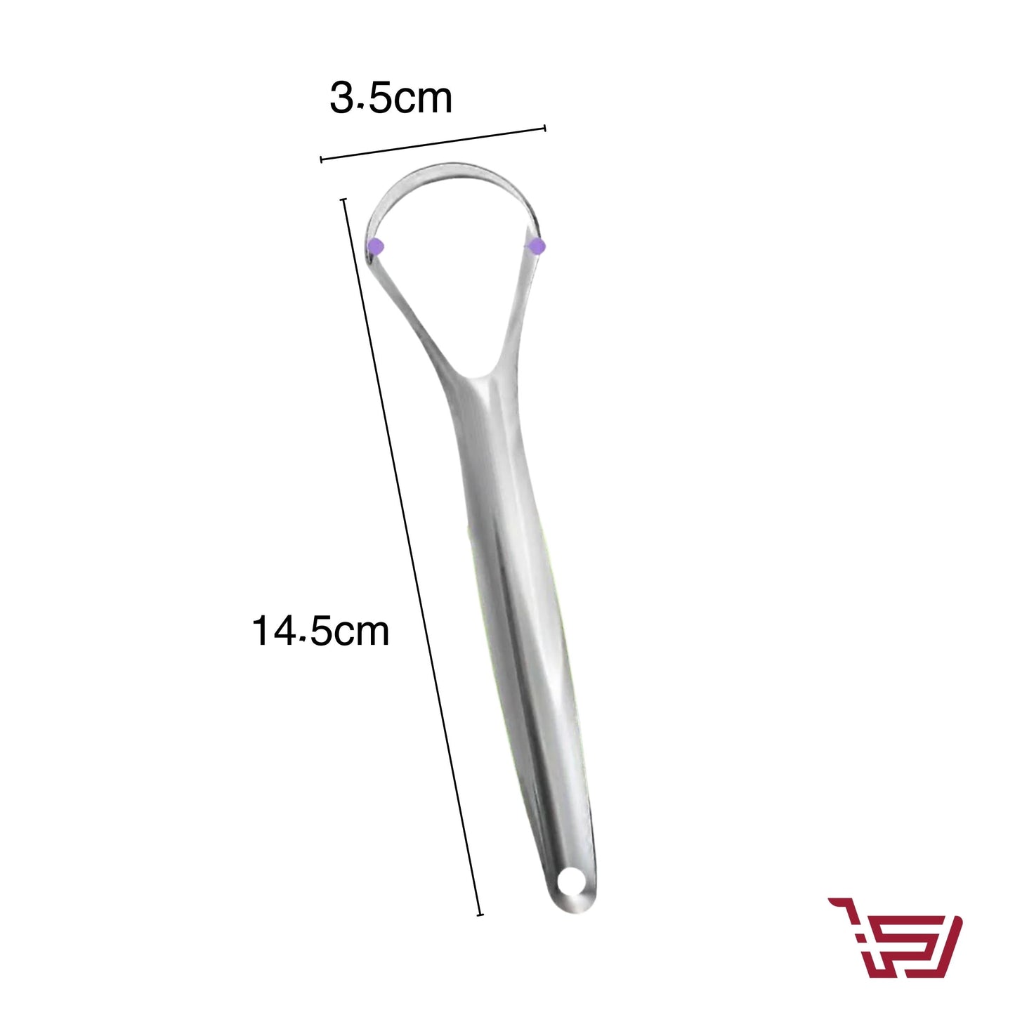 اداة تنظيف اللسان مع الفولاذ المقاوم لصدأ