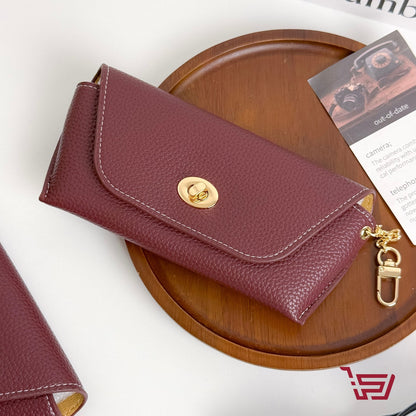 حافظة نظارات جلد