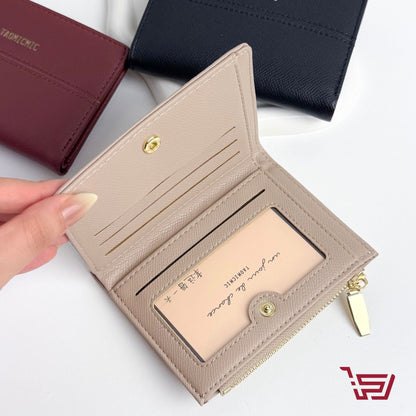 محفظة نقود وبطاقات نسائية جلد