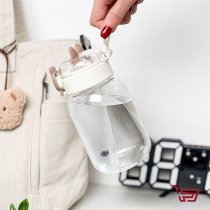 مطارة دب بلاستك مع قصبة