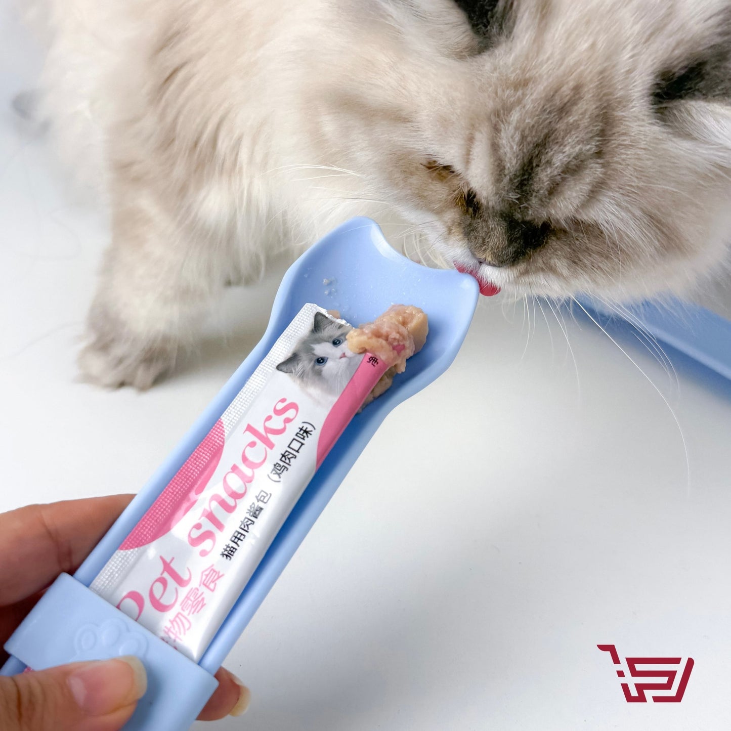 ملعقة طعام للقطط