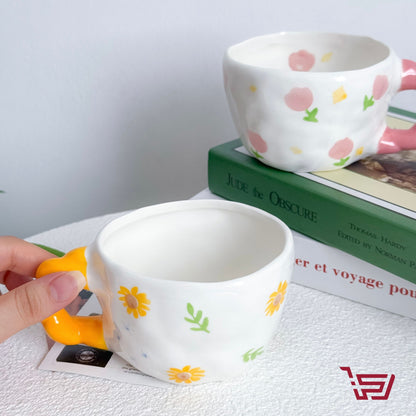 كوب سيراميك ورد