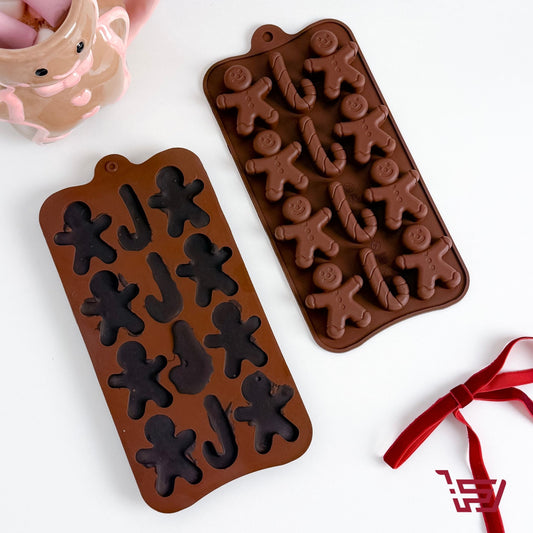 قالب سيليكون شوكولا الكريسماس