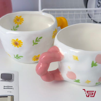 كوب سيراميك ورد