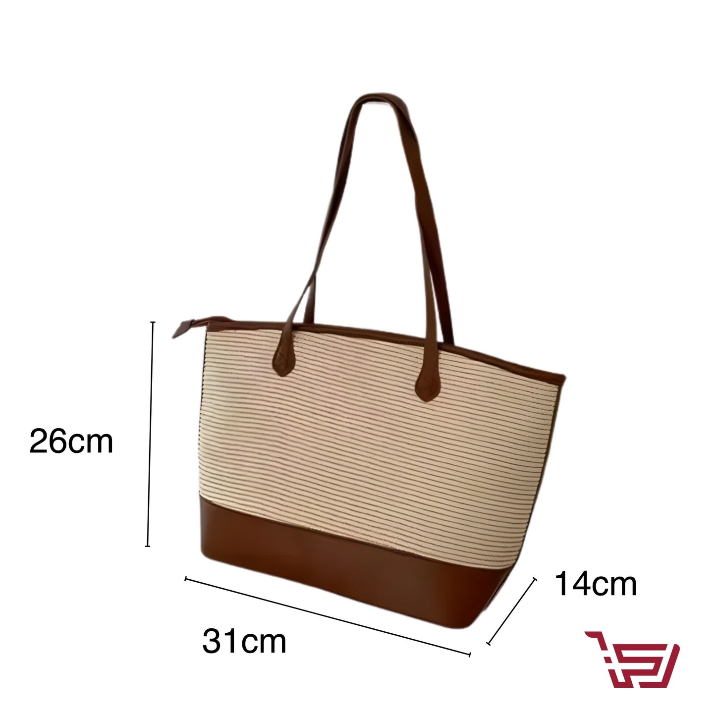 حقيبة كتف قش