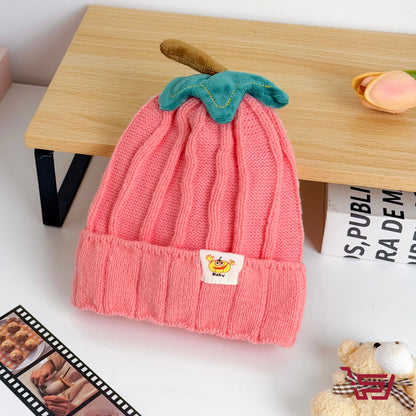 قبعة صوف بشكل اليقطين