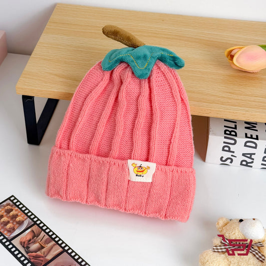 قبعة صوف بشكل اليقطين