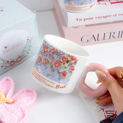 كوب سيراميك حديقة الورد