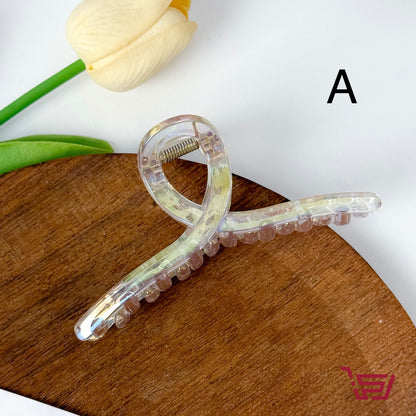 قراصة شعر شفافة اكريلك