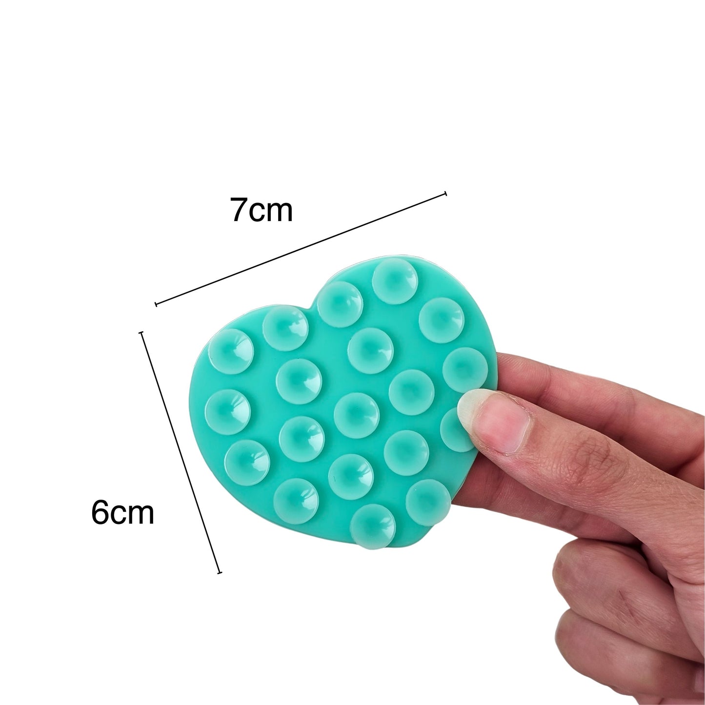 مسكة موبايل لاصقة بشكل قلب