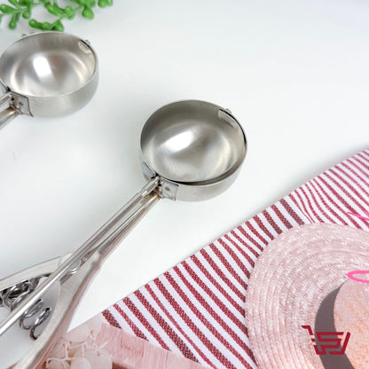 ملعقة ايس كريم من الفولاذ المقاوم للصدأ